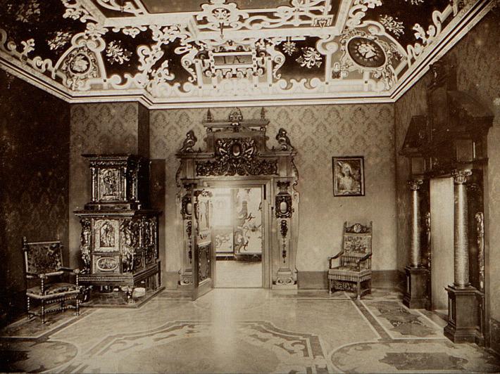 Foto: Staatliche Schlösser und Gärten Baden-Württemberg, Arnim Weischer Friedrichsbau im Schloss Heidelberg 1905