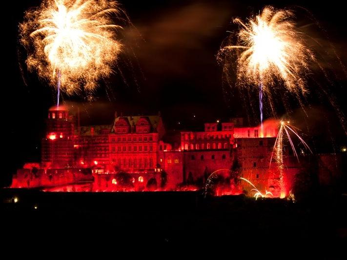 Foto: Staatliche Schlösser und Gärten Baden-Württemberg, Uschi Wetzel Heidelberger Schlossbeleuchtung