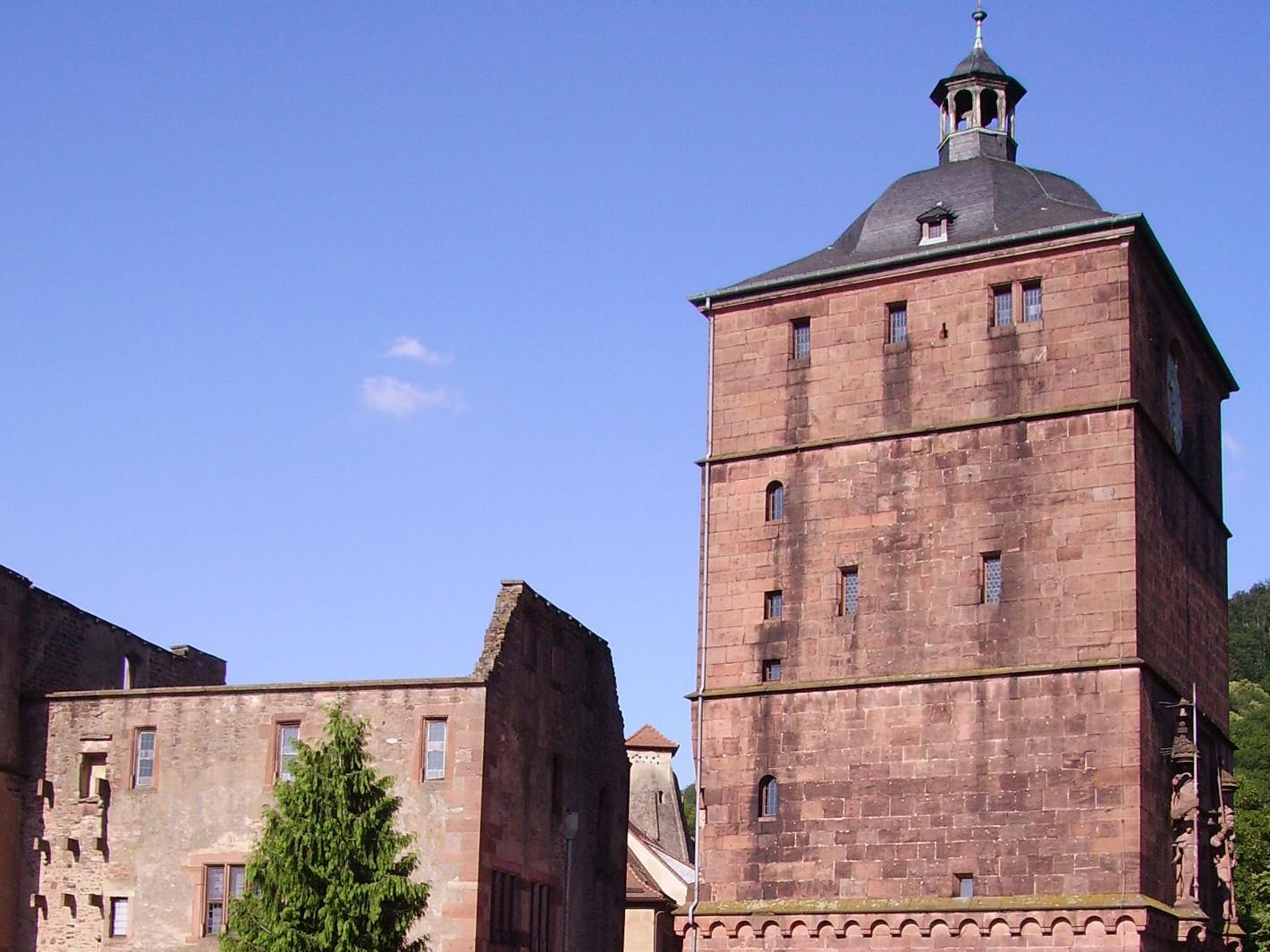 Foto: Wikimedia Commons Turm „Seltenleer" von Schloss Heidelberg