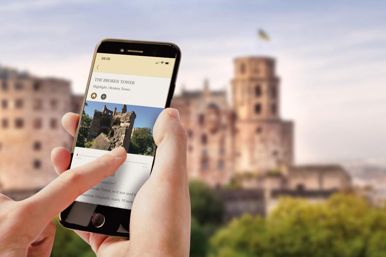 Photo: JUNG:Kommunikation Heidelberg Castle, Monument BW app