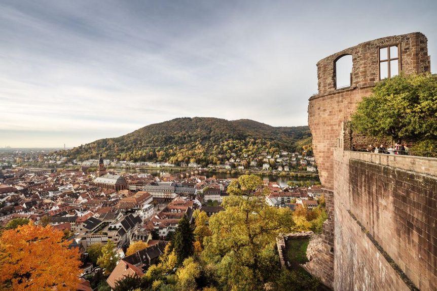 Foto: Staatliche Schlösser und Gärten Baden-Württemberg, Günther Bayerl Aussicht auf die Altstadt von Heidelberg
