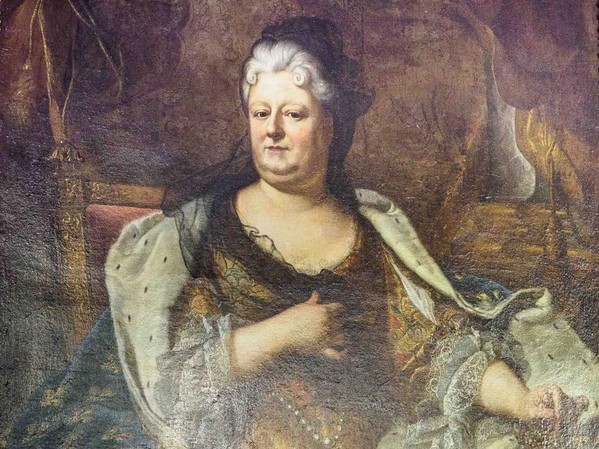 Schloss Heidelberg, Portrait von Liselotte von der Pfalz